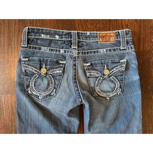 Big Star Women's Blue Straight Leg Jeans - Picture 3 of 14